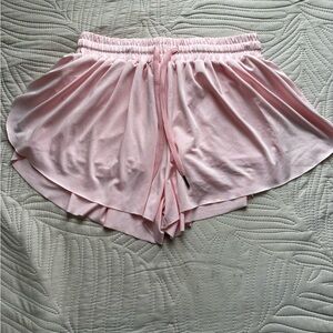 Light Pink Women's Athletic Shorts